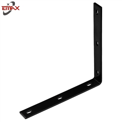 Black Sliding Door Hardware Steel Furniture Accessories